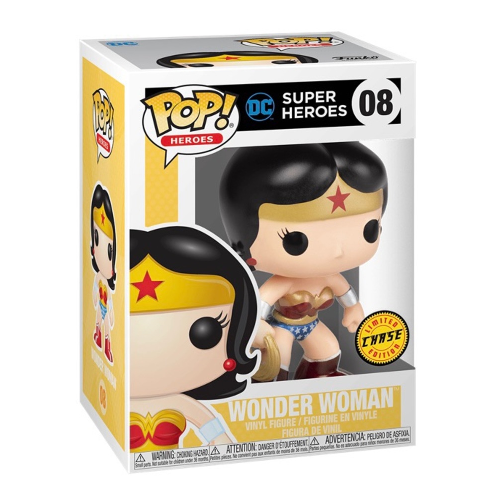 Funko POP! DC Comics Wonder Woman CHASE [METALLIC] #08